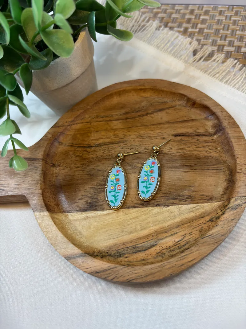 Blue Vintage Floral 